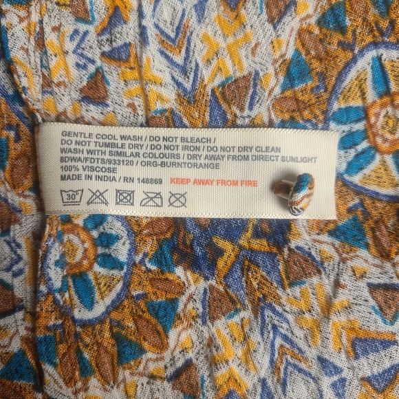 Fat Face Connie Kaleidoscope Maxi Boho Dress - Picture 6 of 7